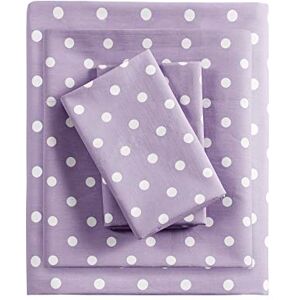 MI ZONE - MZ20-419 Baumwoll Percale Bettwäsche - Lila Polka Dot MI ZONE - MZ20-419 Baumwoll Percale Bettwäsche - Lila Polka Dot