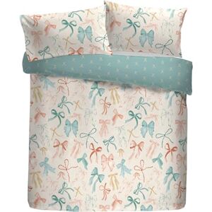 Fusion Evelyn Bettbezug-Set, 52% recyceltes Polyester, 48% Baumwolle, Super-King-Size-Bett, 260 x 220 cm, Mehrfarbig, handgemaltes Aquarell-Schleifenmuster, wendbar, 56 Picks Fusion Evelyn Bettbezug-Set, 52% recyceltes Polyester, 48% Baumwolle, Super-King-Size-Bett, 260 x 220 cm, Mehrfarbig, handgemaltes Aquarell-Schleifenmuster, wendbar, 56 Picks