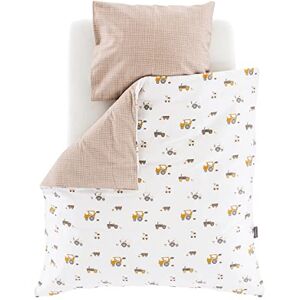 Träumeland Bettwäsche Kleine Farm, Größe: 80 x 80 cm + 35 x 40 cm feinste, weiche Baumwolle in praktischer Turnbeutelverpackung Träumeland Bettwäsche Kleine Farm, Größe: 80 x 80 cm + 35 x 40 cm feinste, weiche Baumwolle in praktischer Turnbeutelverpackung