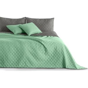 DecoKing 32930 Tagesdecke 170 x 270 Minze Stahl Silber anthrazit grau Bettüberwurf zweiseitig Steppung pflegeleicht Mint Steel Axel DecoKing 32930 Tagesdecke 170 x 270 Minze Stahl Silber anthrazit grau Bettüberwurf zweiseitig Steppung pflegeleicht Mint Steel Axel