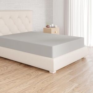 Amazon Mikrofaser Spannbettlaken, Spannbetttuch Matratzenhöhe bis 30 cm, 180 x 200 cm, Hellgrau Amazon Mikrofaser Spannbettlaken, Spannbetttuch Matratzenhöhe bis 30 cm, 180 x 200 cm, Hellgrau