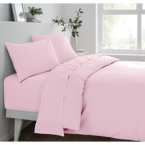 Sleepdown 68 Pick Fitted Sheet Bettwäsche-Set, Polybaumwolle, rosa Soft pink, Super King Sleepdown 68 Pick Fitted Sheet Bettwäsche-Set, Polybaumwolle, rosa Soft pink, Super King