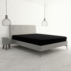 Italienische Bettwäsche STMXNERO2P - Elastische Ecken - 170x200cm - Bettwäsche Italienische Bettwäsche STMXNERO2P - Elastische Ecken - 170x200cm - Bettwäsche