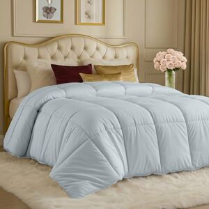 Utopia Bedding Bettdecken für King-Size-Bett, Ganzjahres-Bettdecke, Alternative zu Daunen, Steppdecke mit Quadratsteppung mit Ecklaschen, maschinenwaschbar (Hellgrau) Utopia Bedding Bettdecken für King-Size-Bett, Ganzjahres-Bettdecke, Alternative zu Daunen, Steppdecke mit Quadratsteppung mit Ecklaschen, maschinenwaschbar (Hellgrau)