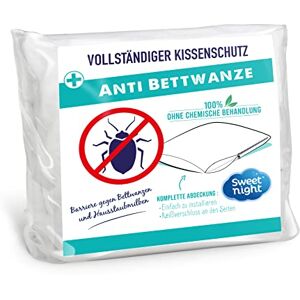SWEET NIGHT - Kissenbezug 40x60 cm Anti Bettwanzen Staubmilbe Geräuschloser Reißverschluss SWEET NIGHT - Kissenbezug 40x60 cm Anti Bettwanzen Staubmilbe Geräuschloser Reißverschluss