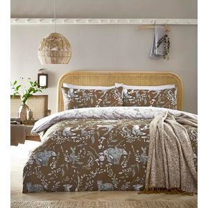 furn. Sanddorn-Bettwäsche-Set – Waldtierdruck mit wendbarem Design, Polyester-Baumwoll-Mischgewebe (Bernstein – Doppelbett) furn. Sanddorn-Bettwäsche-Set – Waldtierdruck mit wendbarem Design, Polyester-Baumwoll-Mischgewebe (Bernstein – Doppelbett)
