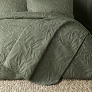 Serene Luana-Kollektion Tagesdecke mit Blattprägung (230 x 200 cm), weiche Haptik, Mikrofaser, Gesteppte Tagesdecke, grüne Blumendecke, Bettüberwurf für Bett, Khaki-Grün Serene Luana-Kollektion Tagesdecke mit Blattprägung (230 x 200 cm), weiche Haptik, Mikrofaser, Gesteppte Tagesdecke, grüne Blumendecke, Bettüberwurf für Bett, Khaki-Grün