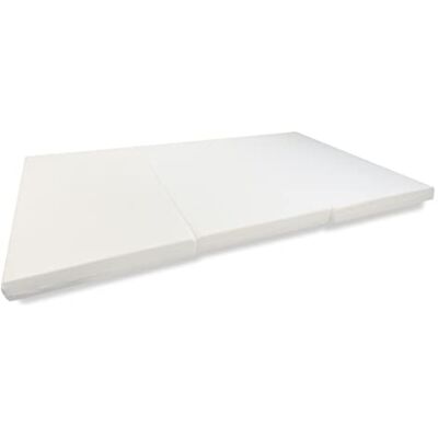 Dibapur ® Klappmatratze mit weißem Bezug Kaltschaum Allergiker geeignet (120x195x8cm) Dibapur ® Klappmatratze mit weißem Bezug Kaltschaum Allergiker geeignet (120x195x8cm)