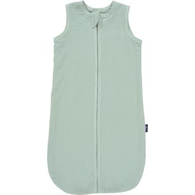Alvi Mull-Schlafsack Baby Schlafsack mit 0.5 TOG für den Sommer aus 100 % Baumwolle, atmungsaktiv für angenehmen Schlafkomfort Alvi Mull-Schlafsack Baby Schlafsack mit 0.5 TOG für den Sommer aus 100 % Baumwolle, atmungsaktiv für angenehmen Schlafkomfort