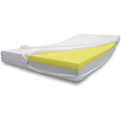 Dibapur ® Visco Inkontinenz Anti-Dekubitus Orthopädische Visco + Kaltschaummatratze Kern ca.10 + 4 cm mit gestrickten Aloe Vera (EC) wasserdichtem Bezug Öko Tex Made in Germany (100 x 200 cm) Dibapur ® Visco Inkontinenz Anti-Dekubitus Orthopädische Visco + Kaltschaummatratze Kern ca.10 + 4 cm mit gestrickten Aloe Vera (EC) wasserdichtem Bezug Öko Tex Made in Germany (100 x 200 cm)
