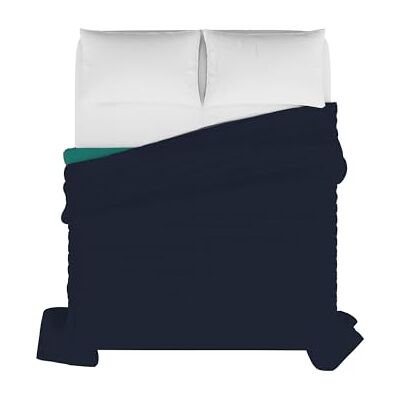 Italian Bed Linen Elegant Sommer Steppdecke Wasser/Dunkel Blau, 100% Mikrofaser, 260x270cm Italian Bed Linen Elegant Sommer Steppdecke Wasser/Dunkel Blau, 100% Mikrofaser, 260x270cm