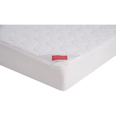Hefel Pure Cotton Spannunterbett Matratzenauflage 100% Baumwolle Wabensteppung 450 g/m² weiß 90 x 200 cm Hefel Pure Cotton Spannunterbett Matratzenauflage 100% Baumwolle Wabensteppung 450 g/m² weiß 90 x 200 cm