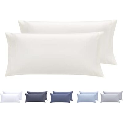 Todocama - Kissenbezug-Set - Mikrofaser, Hypoallergenisch - 80x40cm Todocama - Kissenbezug-Set - Mikrofaser, Hypoallergenisch - 80x40cm