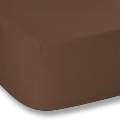 Bianca Plain Dyed Deep Spannbettlaken, 140 x 200 cm, Taupe Bianca Plain Dyed Deep Spannbettlaken, 140 x 200 cm, Taupe