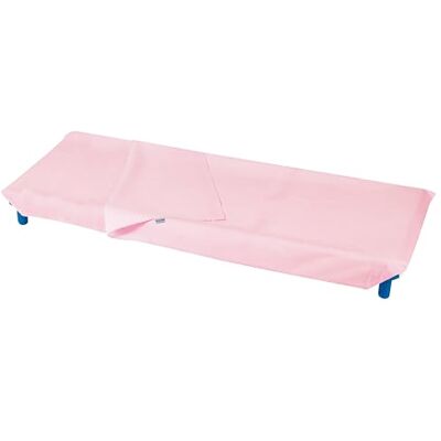ANDY & HELEN Bettlaken (Oben + unten) für Kinderbett mit elastischen Ecken für eine vollständige Passform. Standardmaße 65 x 140 cm aus 100% Baumwolle, Rosa ANDY & HELEN Bettlaken (Oben + unten) für Kinderbett mit elastischen Ecken für eine vollständige Passform. Standardmaße 65 x 140 cm aus 100% Baumwolle, Rosa