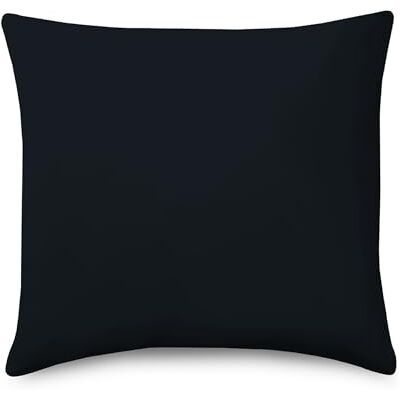 Third of Life Kissenbezug 60x60 cm Schwarz Einzelpack, Mit Premium Mako-Baumwolle Kopfkissen-Bezug für 60 x 60 Kissen, Polsterbezug für Schlafkissen/Sofakissen/Dekokissen, Kissenbezüge Oeko-TEX zertifiziert Third of Life Kissenbezug 60x60 cm Schwarz Einzelpack, Mit Premium Mako-Baumwolle Kopfkissen-Bezug für 60 x 60 Kissen, Polsterbezug für Schlafkissen/Sofakissen/Dekokissen, Kissenbezüge Oeko-TEX zertifiziert
