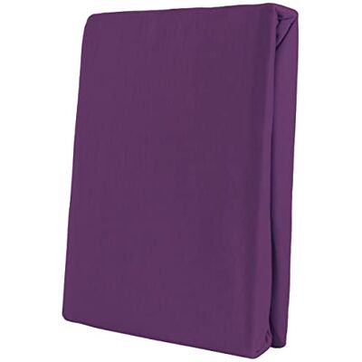 Leonado Vicenti Leonado Vicent Classic Spannbettlaken Bettlaken 100% Baumwolle Jersey Spannbetttuch in vielen Farben & Größen, Maße Spannbettlaken:200 x 200 cm 200 x 220 cm, Farbe Spannbettlaken:Lila Leonado Vicenti Leonado Vicent Classic Spannbettlaken Bettlaken 100% Baumwolle Jersey Spannbetttuch in vielen Farben & Größen, Maße Spannbettlaken:200 x 200 cm 200 x 220 cm, Farbe Spannbettlaken:Lila