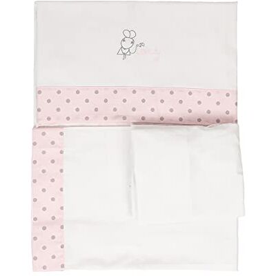 Babyline Bettlaken aus 100% Baumwolle, hypoallergen, atmungsaktiv und umweltfreundlich, weich, 3-teilig (Bettlaken, Spannbettlaken mit Gummizug und Kissen), 100 Presumida, Maxicuna Babyline Bettlaken aus 100% Baumwolle, hypoallergen, atmungsaktiv und umweltfreundlich, weich, 3-teilig (Bettlaken, Spannbettlaken mit Gummizug und Kissen), 100 Presumida, Maxicuna