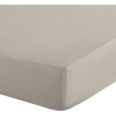 Eurofirany Spannbettlaken 220x200 Bettlaken Basic aus Baumwolle, Spannbetttuch mit Gummizug, Widerstandsfähig für Dicke Matratzen 30 cm Tiefe Tasche Viele Farben, Beige Eurofirany Spannbettlaken 220x200 Bettlaken Basic aus Baumwolle, Spannbetttuch mit Gummizug, Widerstandsfähig für Dicke Matratzen 30 cm Tiefe Tasche Viele Farben, Beige