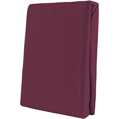 Leonado Vicenti Leonado Vicent Classic Spannbettlaken Bettlaken 100% Baumwolle Jersey Spannbetttuch in vielen Farben & Größen, Maße Spannbettlaken:200 x 200 cm 200 x 220 cm, Farbe Spannbettlaken:Bordeaux Leonado Vicenti Leonado Vicent Classic Spannbettlaken Bettlaken 100% Baumwolle Jersey Spannbetttuch in vielen Farben & Größen, Maße Spannbettlaken:200 x 200 cm 200 x 220 cm, Farbe Spannbettlaken:Bordeaux