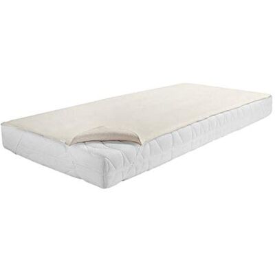 Dormisette Q59 Molton-Matratzenauflage, 90/200 cm, Baumwolle/Zwirn-Calmuc, Creme/Beige Dormisette Q59 Molton-Matratzenauflage, 90/200 cm, Baumwolle/Zwirn-Calmuc, Creme/Beige