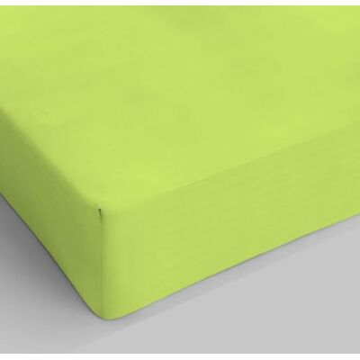 Italian Bed Linen Max color STMXVERDEACIDO1.5P Betttuch 25cm Ecke, 100% Baumwolle, Säure grün, kleine Doppelte Italian Bed Linen Max color STMXVERDEACIDO1.5P Betttuch 25cm Ecke, 100% Baumwolle, Säure grün, kleine Doppelte