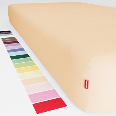 Schuette ® Spannbettlaken 120x200cm bis 25cm, 100% Baumwolle, Apricot Blickdicht, Faltenfrei, gegen Geruch, gegen Einlaufen, 100% Superfluff Baumwolle, Bettlaken, Laken, Betttuch, Spannbetttuch Schuette ® Spannbettlaken 120x200cm bis 25cm, 100% Baumwolle, Apricot Blickdicht, Faltenfrei, gegen Geruch, gegen Einlaufen, 100% Superfluff Baumwolle, Bettlaken, Laken, Betttuch, Spannbetttuch