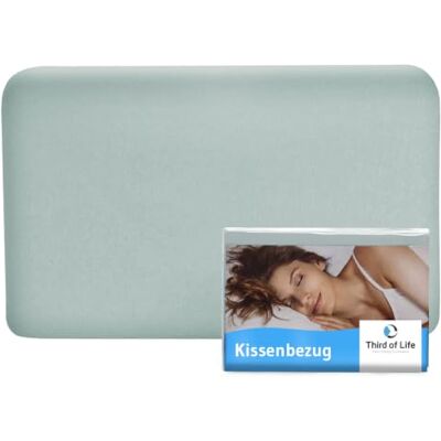 Third of Life Kissenbezug 40x25 cm Sommergrün Einzelpack für VOLAR Reisekissen Mako-Baumwolle (Double Jersey), Bügelfrei & trocknergeeignet, Kissenhülle mit Reißverschluss, Oeko-Tex Zertifiziert Third of Life Kissenbezug 40x25 cm Sommergrün Einzelpack für VOLAR Reisekissen Mako-Baumwolle (Double Jersey), Bügelfrei & trocknergeeignet, Kissenhülle mit Reißverschluss, Oeko-Tex Zertifiziert