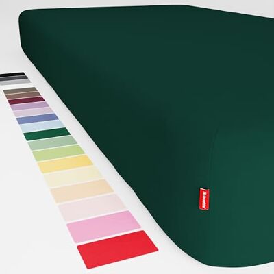 Schuette ® Spannbettlaken 120x200cm 100% Baumwolle, Dunkelgrün, bis 20cm Blickdicht, Faltenfrei, gegen Geruch, gegen Einlaufen, 100% Superfluff Baumwolle, Bettlaken, Laken, Betttuch, Spannbetttuch Schuette ® Spannbettlaken 120x200cm 100% Baumwolle, Dunkelgrün, bis 20cm Blickdicht, Faltenfrei, gegen Geruch, gegen Einlaufen, 100% Superfluff Baumwolle, Bettlaken, Laken, Betttuch, Spannbetttuch