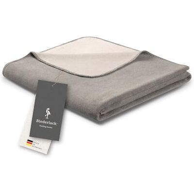biederlack ® weiche Wohndecke Cotton Doubleface, Sofadecke in 150x200 cm Made in Germany, Kuscheldecke aus Baumwoll-Mischgewebe, Wendedecke, warme Couchdecke, OEKO-TEX Made in Green biederlack ® weiche Wohndecke Cotton Doubleface, Sofadecke in 150x200 cm Made in Germany, Kuscheldecke aus Baumwoll-Mischgewebe, Wendedecke, warme Couchdecke, OEKO-TEX Made in Green