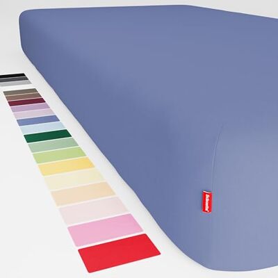 Schuette ® Topper Spannbettlaken • 70x140 cm • Wow! Kollektion: TRU Blu (Dunkelblau) • 100% Superfluff Baumwolle, Blickdicht, Faltenfrei • mit Rundumgummi • Matratzenhöhe bis 15 cm Schuette ® Topper Spannbettlaken • 70x140 cm • Wow! Kollektion: TRU Blu (Dunkelblau) • 100% Superfluff Baumwolle, Blickdicht, Faltenfrei • mit Rundumgummi • Matratzenhöhe bis 15 cm