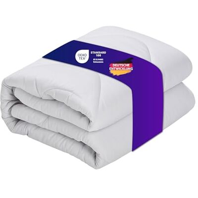 Traumnacht SleepGuard Silverplus Steppdecke, hygienisch und antibakteriell, 155 x 220 cm, Öko-Tex Zertifiziert, produziert nach deutschem Qualitätsstandard Traumnacht SleepGuard Silverplus Steppdecke, hygienisch und antibakteriell, 155 x 220 cm, Öko-Tex Zertifiziert, produziert nach deutschem Qualitätsstandard