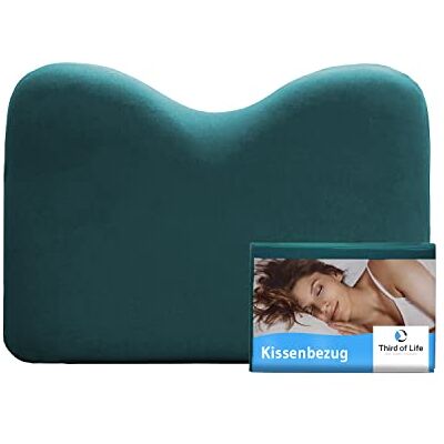 Third of Life Kissenbezug Meergrün Einzelpack, Perfekt für NuMOON & MaBELLA Kissen Mako-Baumwolle (Double Jersey), Bügelfrei & trocknergeeignet, Kissenhülle mit Reißverschluss, Oeko-Tex zertifiziert Third of Life Kissenbezug Meergrün Einzelpack, Perfekt für NuMOON & MaBELLA Kissen Mako-Baumwolle (Double Jersey), Bügelfrei & trocknergeeignet, Kissenhülle mit Reißverschluss, Oeko-Tex zertifiziert