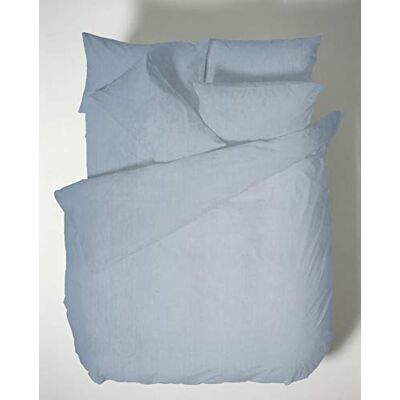 Bianca Plain Dyed Denim Bettwäsche 220x240+80x80(2) Bianca Plain Dyed Denim Bettwäsche 220x240+80x80(2)