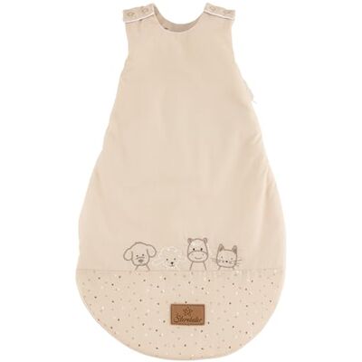 Sterntaler Babyschlafsack 50/56 Bauernhof Schlafsack leicht wattiert aus weichem Polycotton mit 2-Wege Reißverschluss & Druckknöpfen an der Schulter, beige Sterntaler Babyschlafsack 50/56 Bauernhof Schlafsack leicht wattiert aus weichem Polycotton mit 2-Wege Reißverschluss & Druckknöpfen an der Schulter, beige