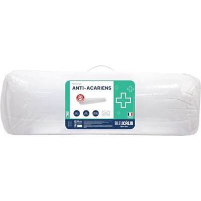 Bleu Calin Bleu Câlin Nackenrolle, weich, milbendicht, antibakteriell, für 2 Personen, Bezug aus Mikrofaser, 140 cm Bleu Calin Bleu Câlin Nackenrolle, weich, milbendicht, antibakteriell, für 2 Personen, Bezug aus Mikrofaser, 140 cm