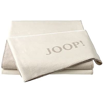 JOOP! ® Uni-Doubleface, flauschig-weiche Kuscheldecke Ecru-Feder Wohndecke aus Baumwolle und Polyacryl, Made in Germany, wärmende Sofadecke, Tagesdecke in 150x200 cm, OEKO-TEX Standard 100 JOOP! ® Uni-Doubleface, flauschig-weiche Kuscheldecke Ecru-Feder Wohndecke aus Baumwolle und Polyacryl, Made in Germany, wärmende Sofadecke, Tagesdecke in 150x200 cm, OEKO-TEX Standard 100