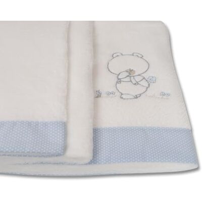 Babyline Bettwäsche für Kinderbett, Winterbettlaken, extra weich, für Kinderbett, 50 x 80 cm, ideal für den Winter, (Bettlaken + Bettbezug + Kissenbezug) (Pepo Himmelblau) Babyline Bettwäsche für Kinderbett, Winterbettlaken, extra weich, für Kinderbett, 50 x 80 cm, ideal für den Winter, (Bettlaken + Bettbezug + Kissenbezug) (Pepo Himmelblau)