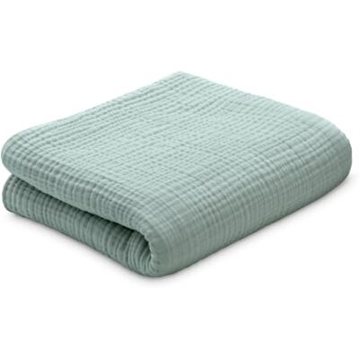 Ehrenkind Tagesdecke Waffelpiqué Jade 230 x 250 cm – Bettüberwurf aus 100% Bio-Baumwolle, Oeko-TEX® Zertifiziert Ehrenkind Tagesdecke Waffelpiqué Jade 230 x 250 cm – Bettüberwurf aus 100% Bio-Baumwolle, Oeko-TEX® Zertifiziert