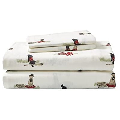 Eddie Bauer Queen-Bettlaken, Baumwoll-Flanell-Bettwäsche-Set, gebürstet für zusätzliche Weichheit, gemütliche Heimdekoration (Retriever Adventures, Queensize) Eddie Bauer Queen-Bettlaken, Baumwoll-Flanell-Bettwäsche-Set, gebürstet für zusätzliche Weichheit, gemütliche Heimdekoration (Retriever Adventures, Queensize)