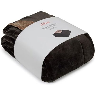 S. Oliver Doublesoft Kuscheldecke 150x200 cm braun Flauschige Decke kuschelig weiche & dicke Wohndecke, warme Sofadecke, Wolldecke, Polyesterflausch, OEKO-TEX®geprüft, zweifarbige Couchdecke S. Oliver Doublesoft Kuscheldecke 150x200 cm braun Flauschige Decke kuschelig weiche & dicke Wohndecke, warme Sofadecke, Wolldecke, Polyesterflausch, OEKO-TEX®geprüft, zweifarbige Couchdecke