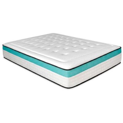DUÉRMETE ONLINE Dreaming Online Viskoelastische Matratze Bio MAX Premium mit Viscogel 80 x 200, fest und bequem, Dicke 24 cm, milbenhemmend, antibakteriell und hypoallergen DUÉRMETE ONLINE Dreaming Online Viskoelastische Matratze Bio MAX Premium mit Viscogel 80 x 200, fest und bequem, Dicke 24 cm, milbenhemmend, antibakteriell und hypoallergen