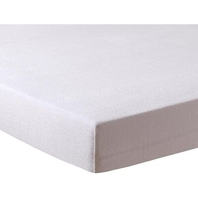 Traumschlaf Frottee Spannbettlaken für Massageliegen und Behandlungsliegen elastischer Liegenbezug mit Rundumgummi ca. 65x190 cm, Weiss Traumschlaf Frottee Spannbettlaken für Massageliegen und Behandlungsliegen elastischer Liegenbezug mit Rundumgummi ca. 65x190 cm, Weiss