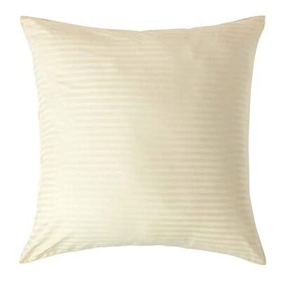Homescapes 2er-Set Damast Kissenbezug 80x80 cm vanille mit Satin-Streifen & Reißverschluss, 100% ägyptische Baumwolle, Fadendichte 330 Homescapes 2er-Set Damast Kissenbezug 80x80 cm vanille mit Satin-Streifen & Reißverschluss, 100% ägyptische Baumwolle, Fadendichte 330