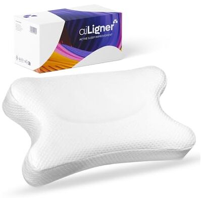 Third of Life aiLigner ergonomisches Nackenkissen, 3-lagig und höhenverstellbar HWS Kopfkissen aus Memory Foam gegen Nackenschmerzen, Nackenstütz-Kissen für Seitenschläfer, Rückenschläfer, Bauchschläfer Third of Life aiLigner ergonomisches Nackenkissen, 3-lagig und höhenverstellbar HWS Kopfkissen aus Memory Foam gegen Nackenschmerzen, Nackenstütz-Kissen für Seitenschläfer, Rückenschläfer, Bauchschläfer