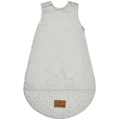 Sterntaler Babyschlafsack 44cm Dino Rexi Schlafsack leicht wattiert aus weichem Polycotton mit 2-Wege Reißverschluss & Druckknöpfen an der Schulter, graublau Sterntaler Babyschlafsack 44cm Dino Rexi Schlafsack leicht wattiert aus weichem Polycotton mit 2-Wege Reißverschluss & Druckknöpfen an der Schulter, graublau