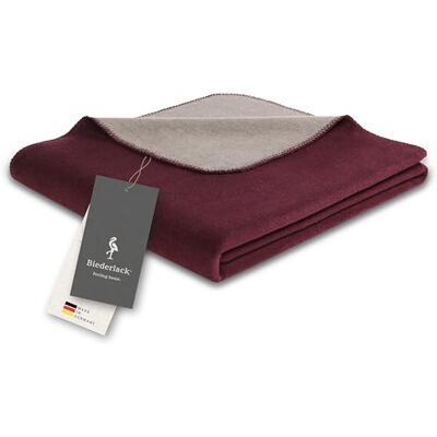 biederlack ® weiche Wohndecke Cotton Doubleface, Sofadecke in 150x200 cm Made in Germany, Kuscheldecke aus Baumwoll-Mischgewebe, Wendedecke, warme Couchdecke, OEKO-TEX Made in Green biederlack ® weiche Wohndecke Cotton Doubleface, Sofadecke in 150x200 cm Made in Germany, Kuscheldecke aus Baumwoll-Mischgewebe, Wendedecke, warme Couchdecke, OEKO-TEX Made in Green