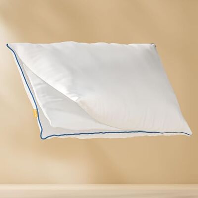 Emma Classic Flauschkissen 40x80 – Ovales Mikrofaser Kopfkissen, verstellbar, maschinenwaschbar & ergonomisch, weich & für individuell anpassbaren Schlafkomfort Emma Classic Flauschkissen 40x80 – Ovales Mikrofaser Kopfkissen, verstellbar, maschinenwaschbar & ergonomisch, weich & für individuell anpassbaren Schlafkomfort