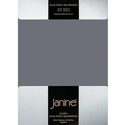 Janine Elastisches Spannbettlaken - opalgrau - Für Matratzen bis 35cm Janine Elastisches Spannbettlaken - opalgrau - Für Matratzen bis 35cm