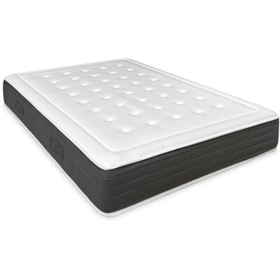 DUÉRMETE ONLINE Dreaming Online Viskoelastische Matratze Bio Nature Ökologisch nachhaltig Dicke 24 cm Härte und Komfort mittlere Härte, milbendicht, antibakteriell und hypoallergen DUÉRMETE ONLINE Dreaming Online Viskoelastische Matratze Bio Nature Ökologisch nachhaltig Dicke 24 cm Härte und Komfort mittlere Härte, milbendicht, antibakteriell und hypoallergen
